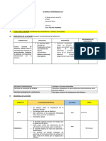 Sesion de Aprendizaje 01 E.F 4º Año