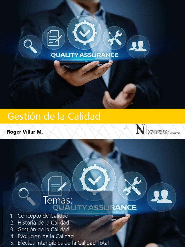 Sem 5.2 - Gestión de La Calidad | PDF | Calidad (comercial) | Gestión ...