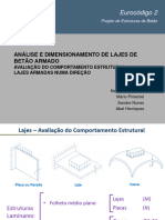 Sobre Lajes - Comportamento e Lajes 1D