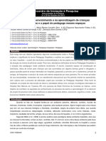 O Lúdico No Desenvolvimento e Na Aprendizagem de Crianças Hospitalizadas e o Papel Do Pedagogo Nesses Espaços