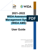 Wida Ams User Guide