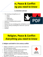 Religion, Peace and Conflict