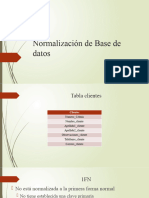 Normalizacion BD, Ejemplos