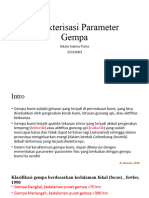 Karakterisasi Parameter Gempa - Adam Sukma Putra