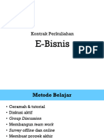 E-Bisnis 01 - Kontrak Kuliah