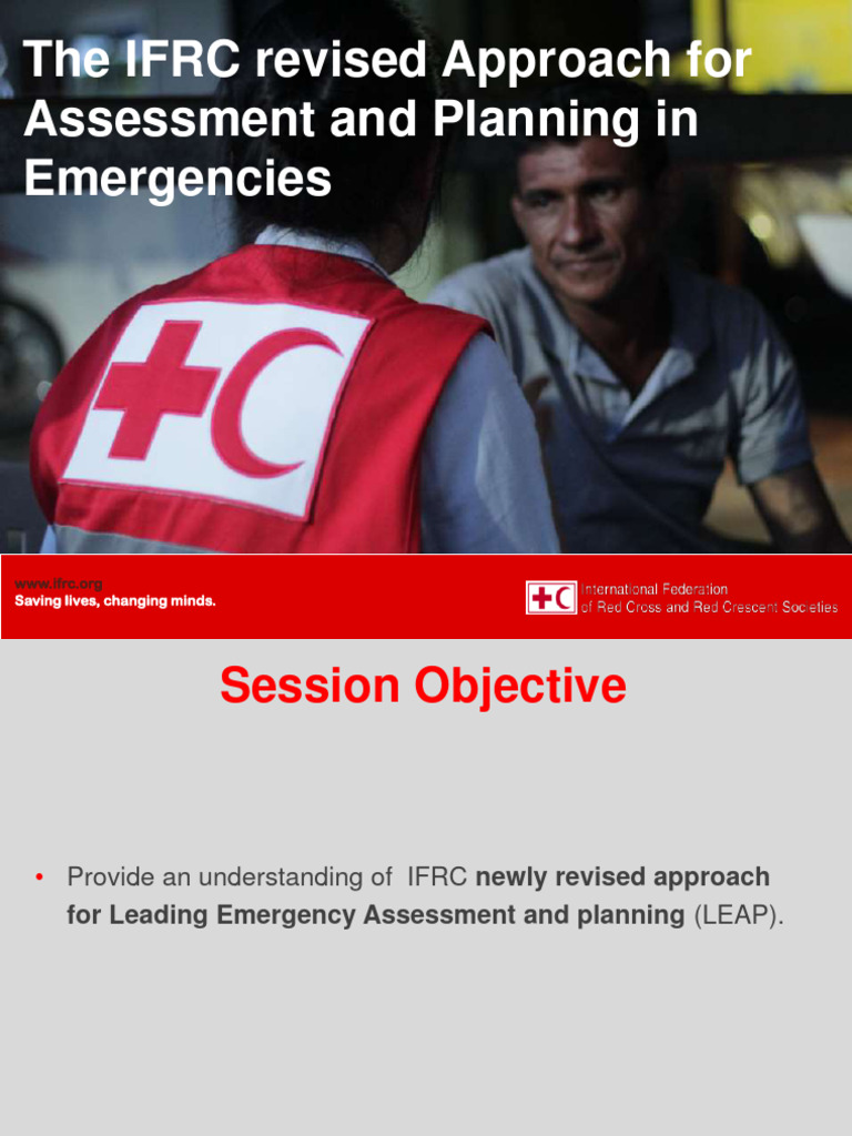 IFRC LEAP: Enhancing Emergency Assessments | PDF | Data | Information