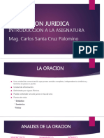 Redac Jrdca - Clase 01 - Introduccion - Oracion, Parrafo