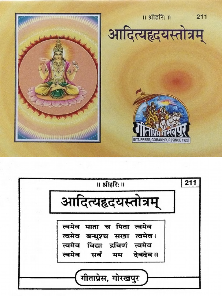 0211 - Aditya Hridye Stotram_text | PDF