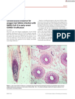 Acad Dermatol Venereol - 2022 - Mazeto - Ultrastructural Evidence For Anagen Hair Follicle Infection With SARS CoV 2 in