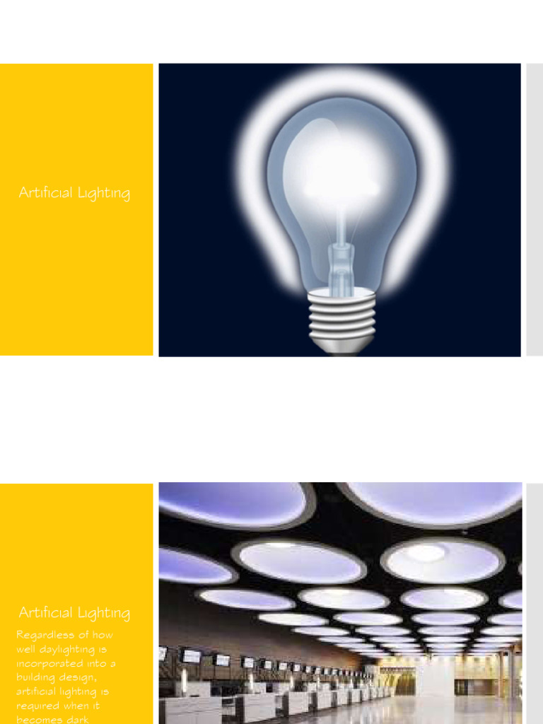Ai 04 Artificial Lighting PDF Lighting Equipment