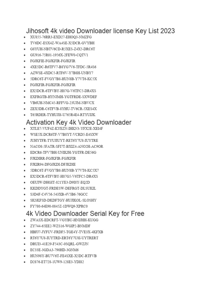 4k Downloader License Key October 2021