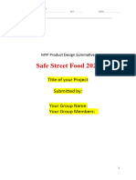 Safe Street Food 2023 - Criterion A Template