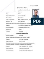 Guatemala CV Angel Hernández 2023