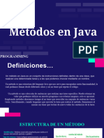 Tclase Rabajando Con Metodos en Java