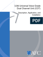AFC DISCS DCU36 Universal Voice Grade Dual Channel Unit (COT) - 363-252-706i3