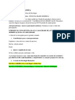 Estudo Teorias e Sistemas em Psicologia