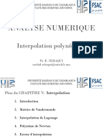 Interpolation Polynomiale - Newton