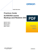 Controller NA Practices Guide NJ NX NA-series Backup and Restore IAG en 202004 V127I-E3-01