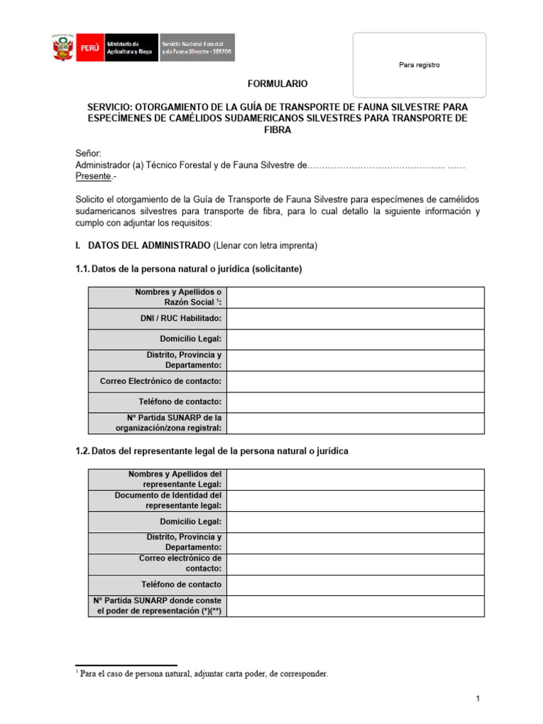 Formulario de gu a de transporte para fibra de cam lidos pdf
