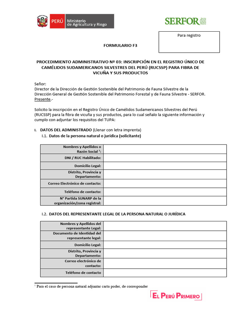 Formulario F3 | PDF | Gobierno | Justicia