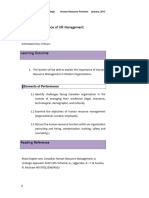 HR Function Module One