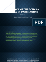 Efficacy of Virechana Karma in Pakshaghat DR - Pooja