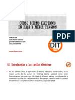 DIT Perú - Diseño Eléctrico en BT y MT - 6. Introducción A Las Tarfias Electricas