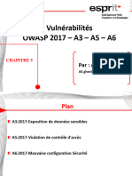 Chapitre5 Vulnérabilités A3 A5 A6