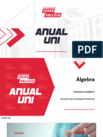 Anual Uni Semana 3 Álgebra