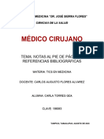 Tics Medicina Notas Al Pie de Página y Referencias Bibliográfica.
