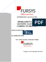 Informe de Capacitación Ats Fursys