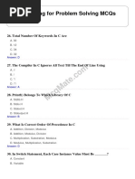 Programming For Problem Solving Set 2