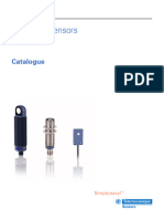Catalogue Ultrasonic Sensors XX Range