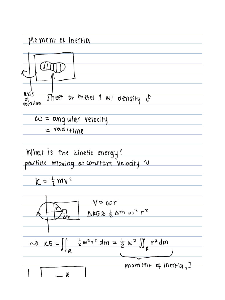Moment of Inertia | PDF