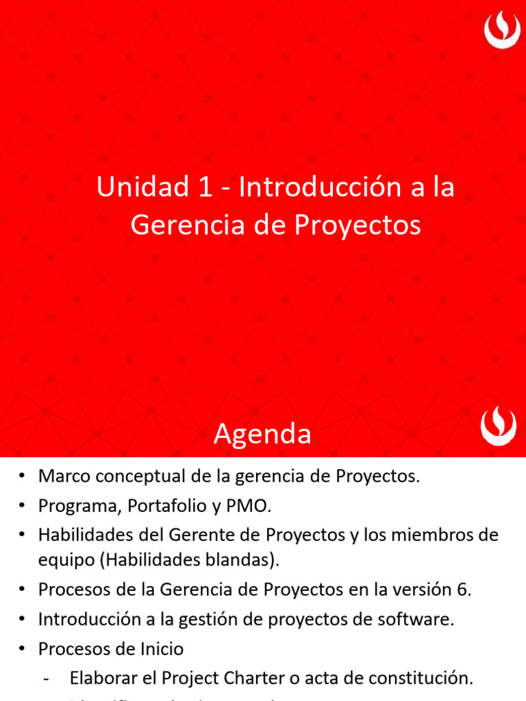 Introducción a la Gerencia de Proyectos | PDF | Gestión de proyectos ...