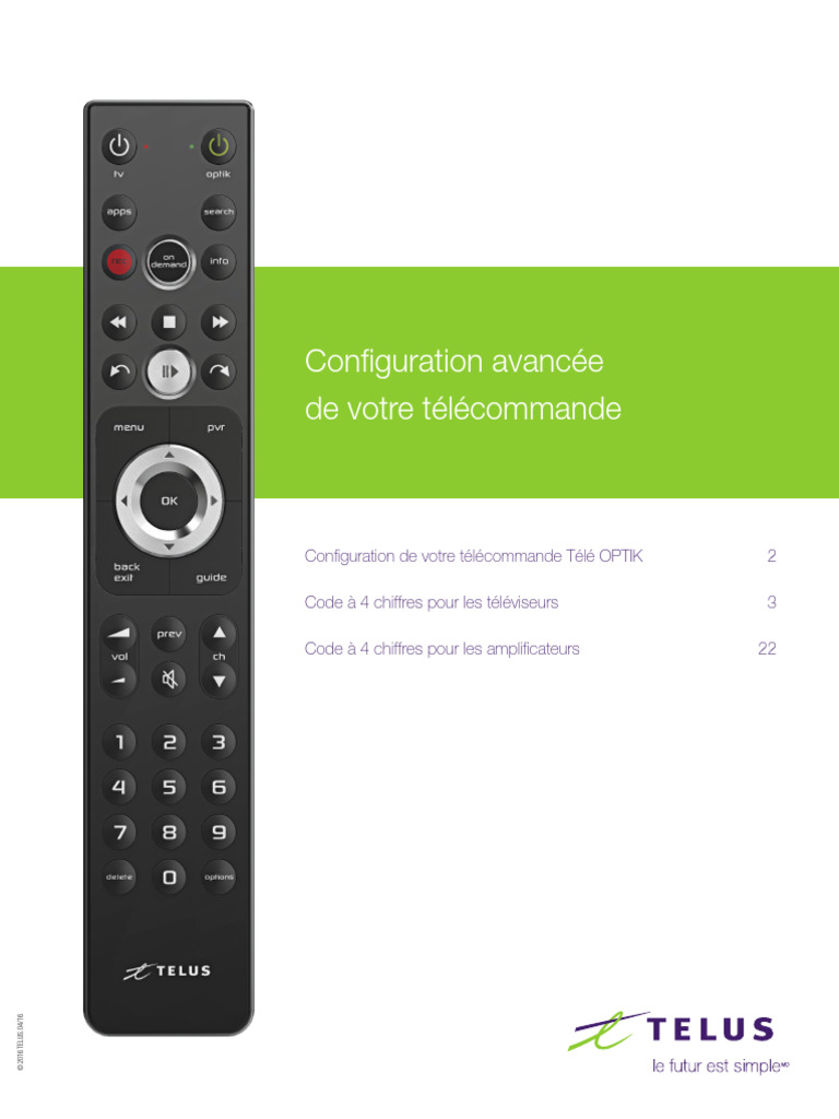 Télécommande one for all universelles pour TV LG Philips samsung urc-11  7110