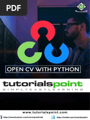 Opencv Python Tutorials Documentation Pdf