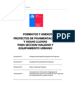 Formatos - Proyectos - de - Pavimentacion para Seccion Vialidad y Equipamiento Urbano - Obras Externas - Pavipart 2022