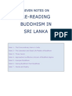 Seven Notes On Re-Reading Buddhism in Sri Lanka