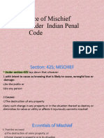Offence of Mischief Under Indian Penal Code