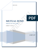 Mutual Fund: Write Up On Case