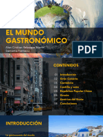 Presentación de Mundo Gastronómico