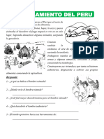 Poblamiento Del Peru para Segundo de Primaria