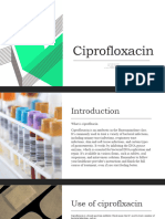 Ciprofloxacin: Supervisedby: DR - Ali Salama Done By: A T H A L A H M A D 2 0 2 0 1 0 3 3 9