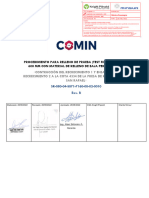 Procedimiento para Relleno de Prueba (Test Fill) en Capas de 600 MM Con Material de Relleno de Baja Permeabilidad