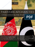 Pakistan-Afghan Ties An Analysis