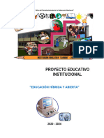 2022 - Proyecto Educativo Institucional 2022