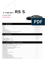 RS5 Audi - Ficha Tecnica - MY 2023