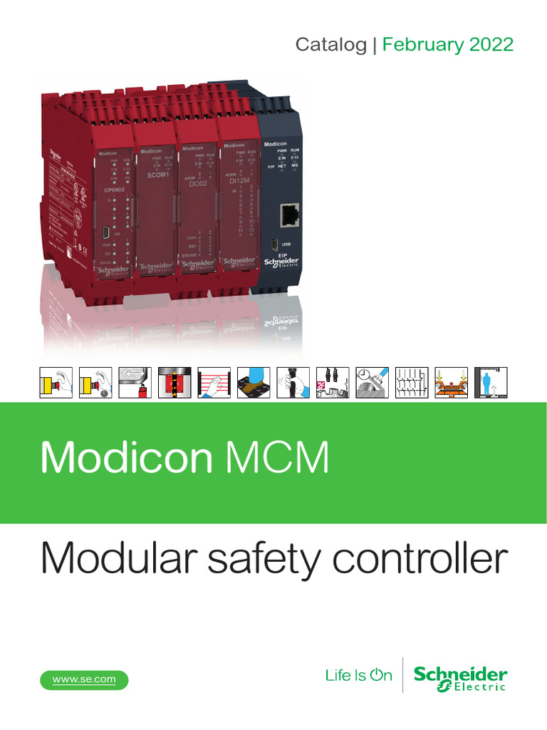 Micro Controlador de Segurança - Schneider | PDF | Programmable Logic ...
