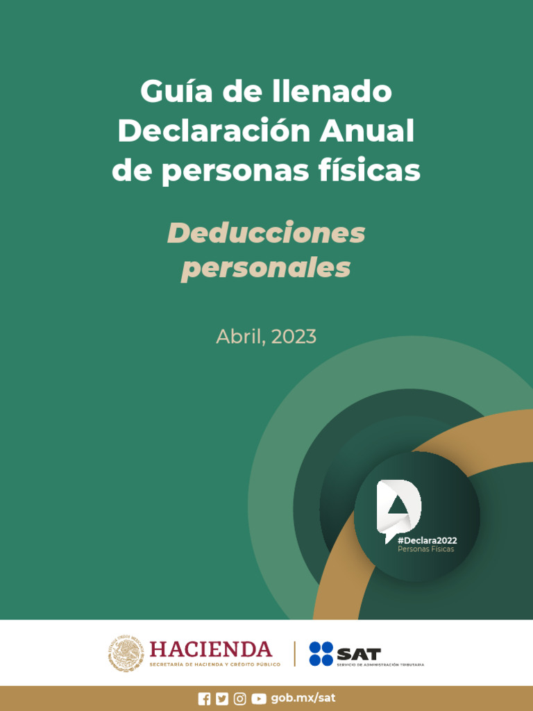Deducciones Personales 2025 para Físicas | PDF | Impuestos ...